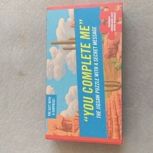 NEW Knock Knock "You Complete Me" Gift Puzzle